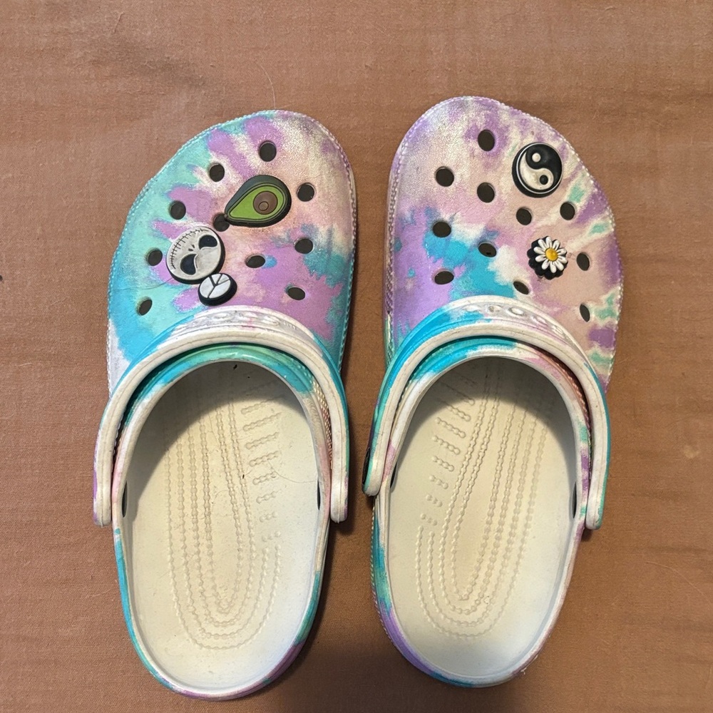 Tie-Dye Garden Croc Clog - Multicolor